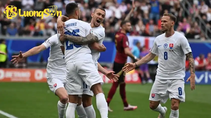 Slovakia đang tràn đầy hưng phấn sau chiến thắng trước Đức. (Ảnh: Internet)