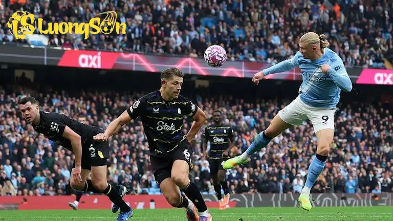 Haaland đã chơi hay trước Everton